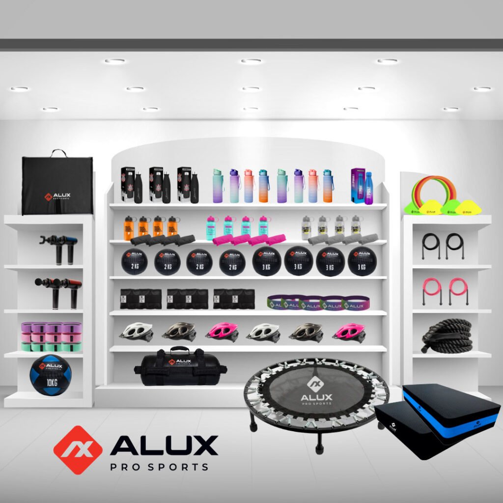 Alux — Vitrine e produtos