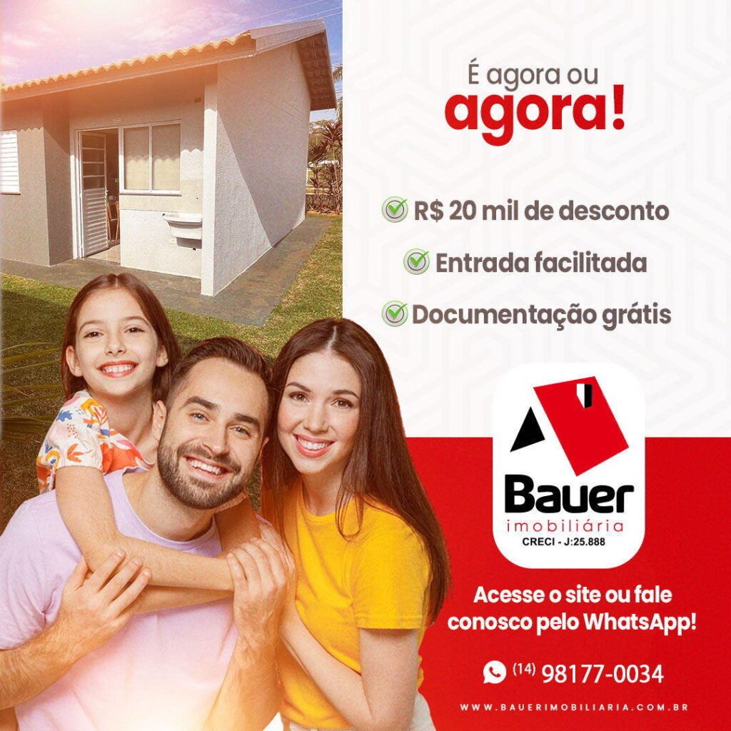 Bauer — comunicação comercial de imóvel