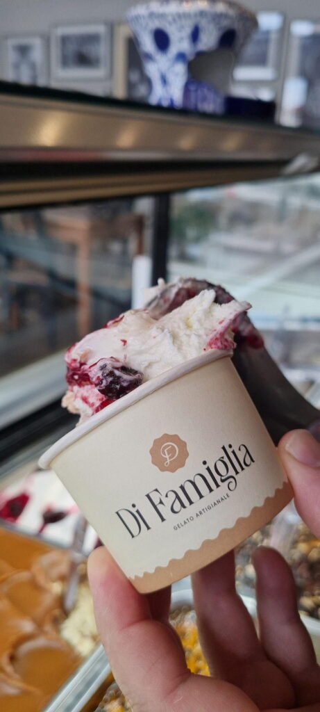 Apresentação de sabores e produto