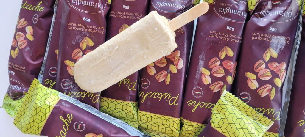 Gelato em picolé — linha de produtos