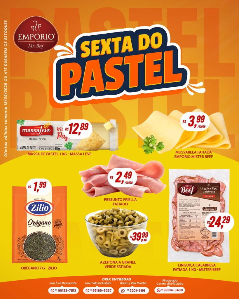 Sexta do Pastel — campanha comercial