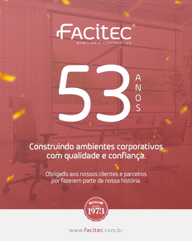 Facitec — campanha de aniversário de marca