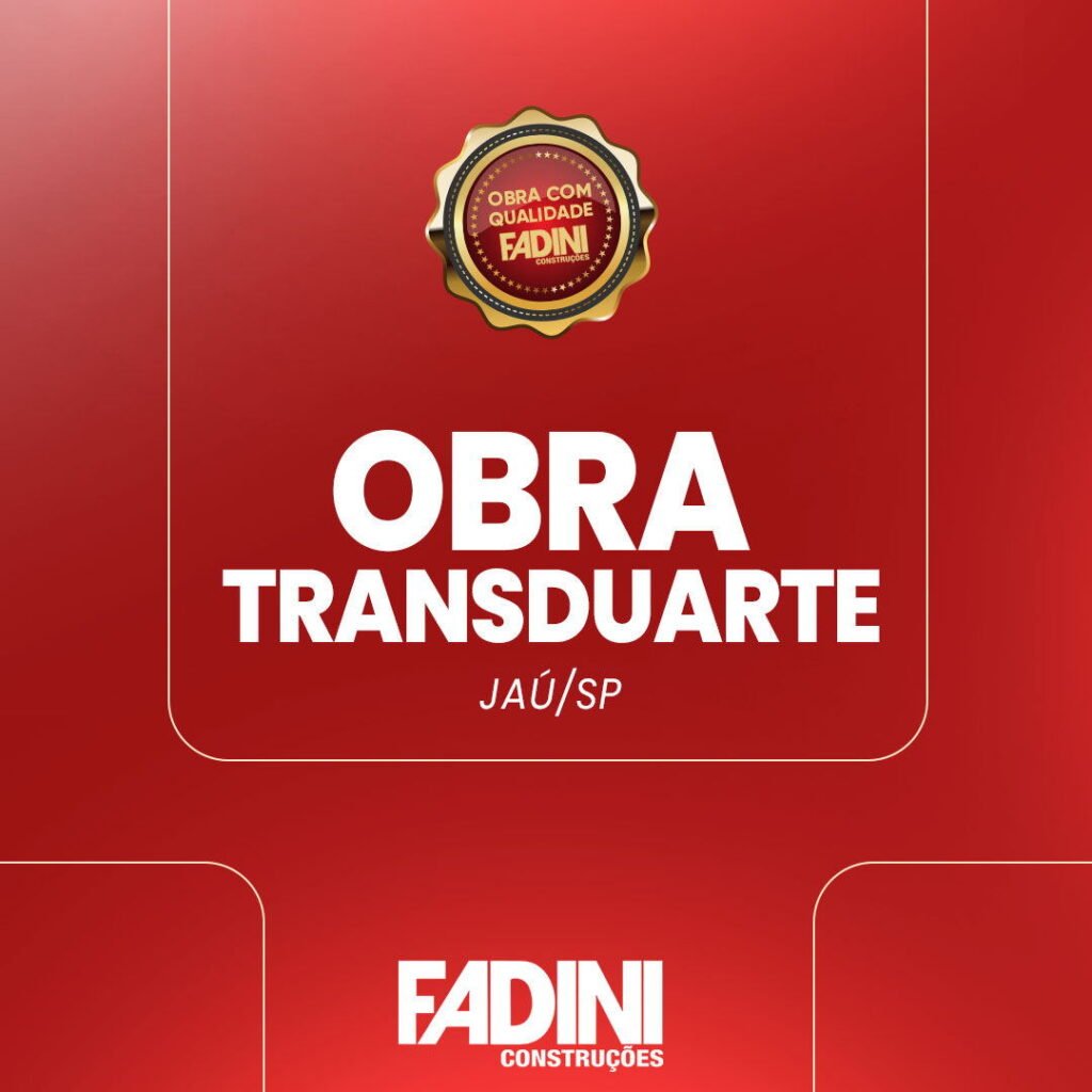 Obra Transduarte — comunicação de projeto