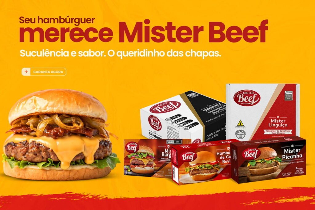 Linha de hambúrguer — banner de e-commerce